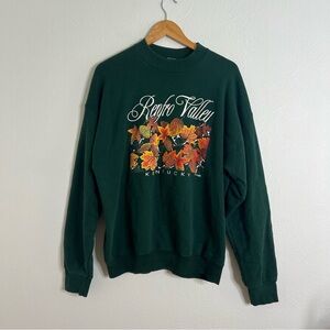 Vintage Fruit of the Loom Renfro Valley Kentucky Sweatshirt Green USA Size XL